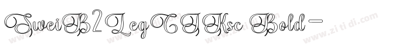 SweiB2LegCJKsc Bold字体转换 SweiB2LegCJKsc Bold字体转换